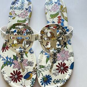 TORY BURCH 6.5 Miller Sandals Floral Print
